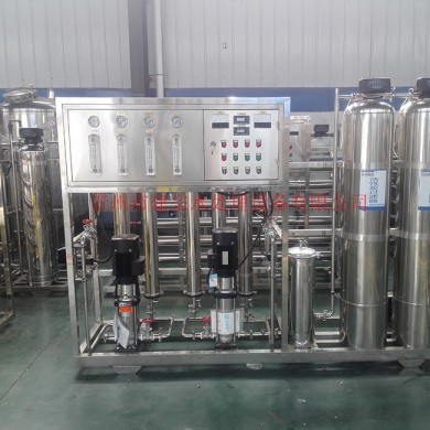 0.5 ton stainless steel double reverse osmosis equipment